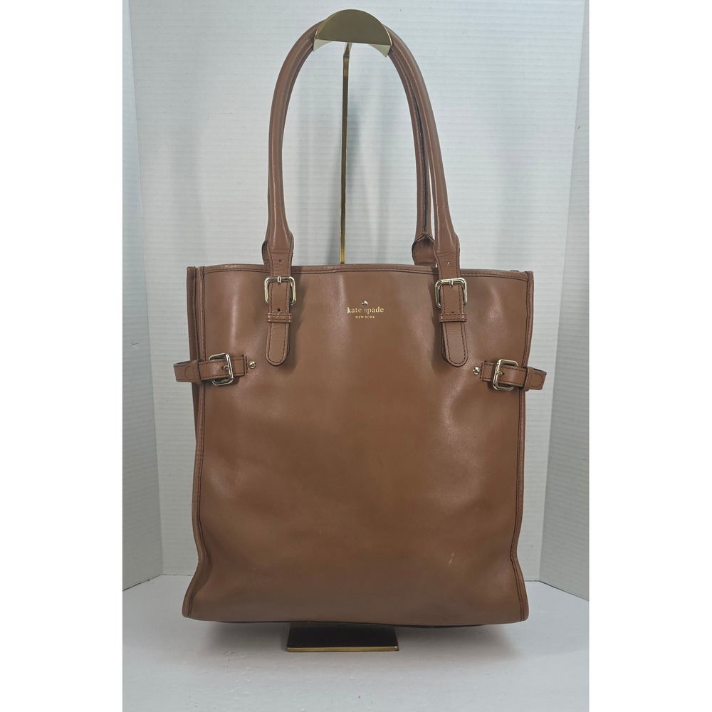 Kate Spade New York Jackson Vanston Handbag Tote in Tan‎ Leather